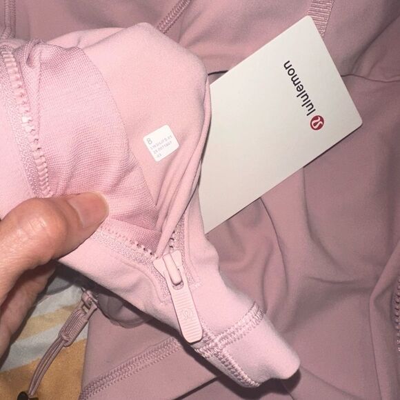 NWT 8 Lululemon Define Cropped Jacket Nulu - Pink Haze - Picture 4 of 8